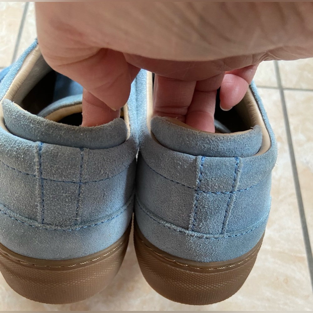 AXEL ARIGATO PLATFORM LOW-TOP SUEDE SNEAKERS Sz 7.5 - Picture 4 of 10